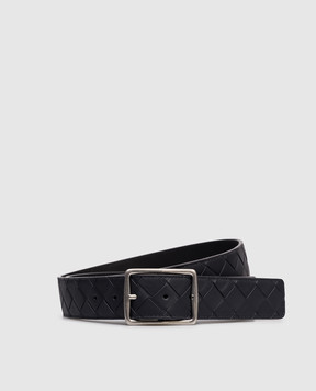 Bottega Veneta Blue leather reversible belt 855888VCPQ1