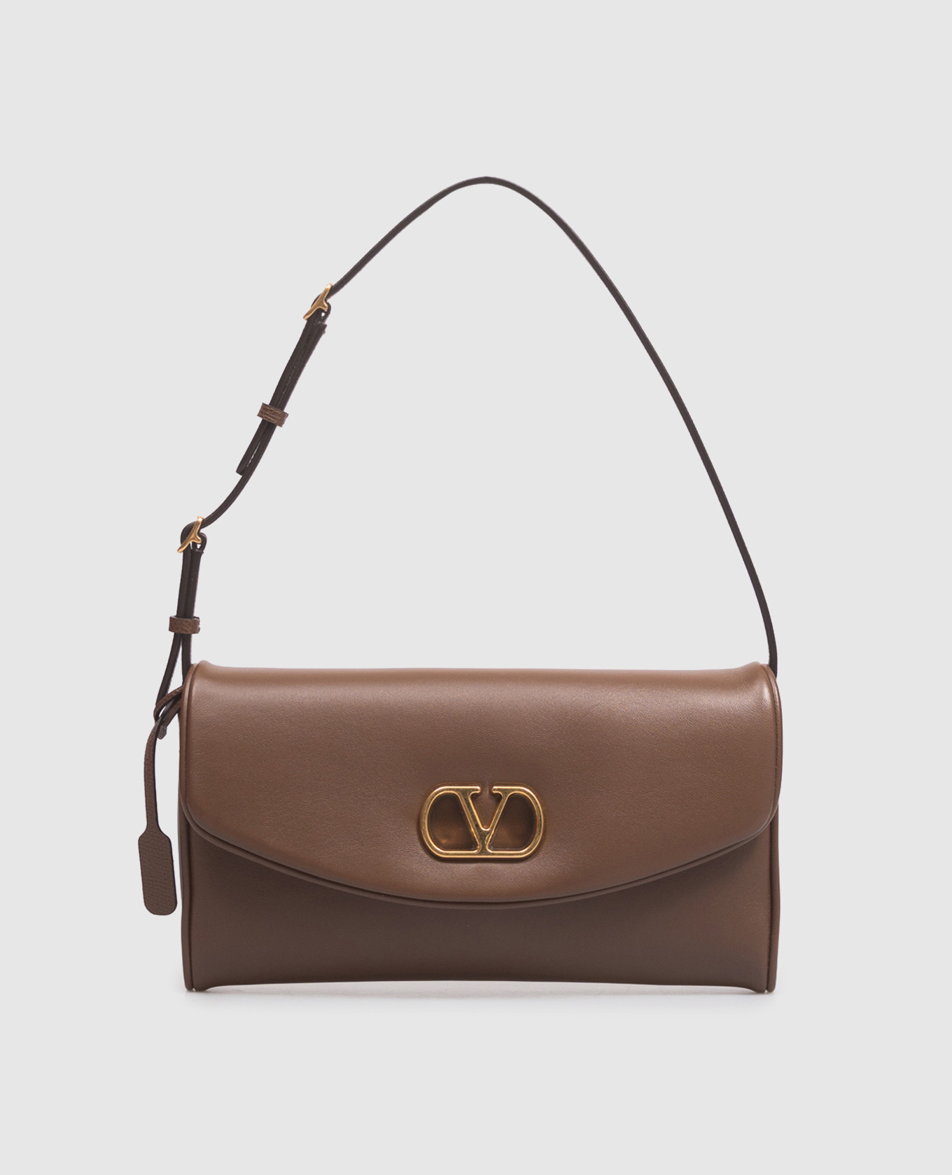 Brown leather bag Devain