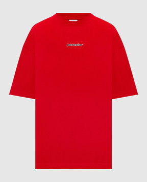 Vetements Red T-shirt with print ME76TR217R
