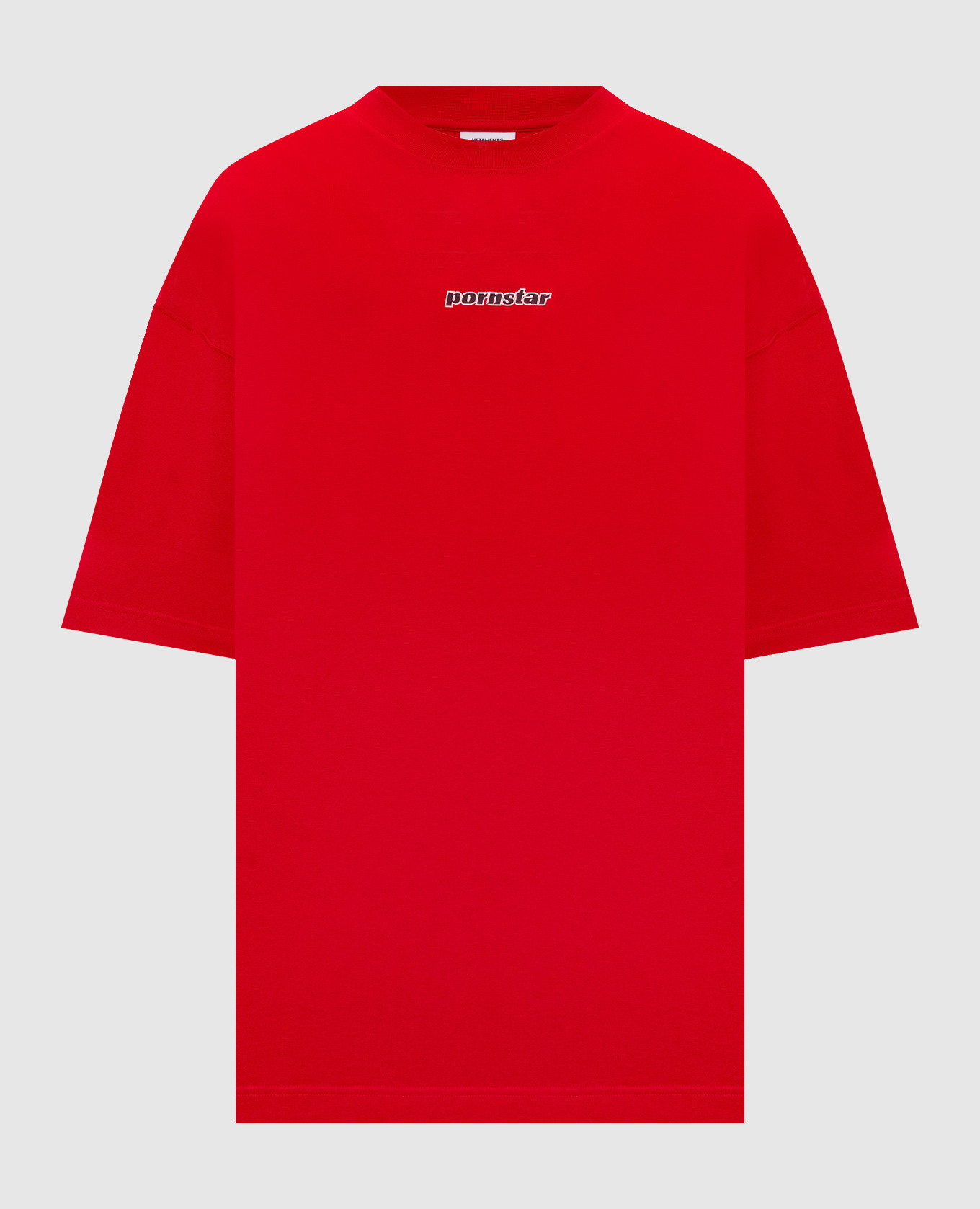 

Red T-shirt with print Vetements