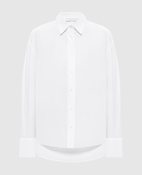 Peserico White shirt with a monil chain A0682008928