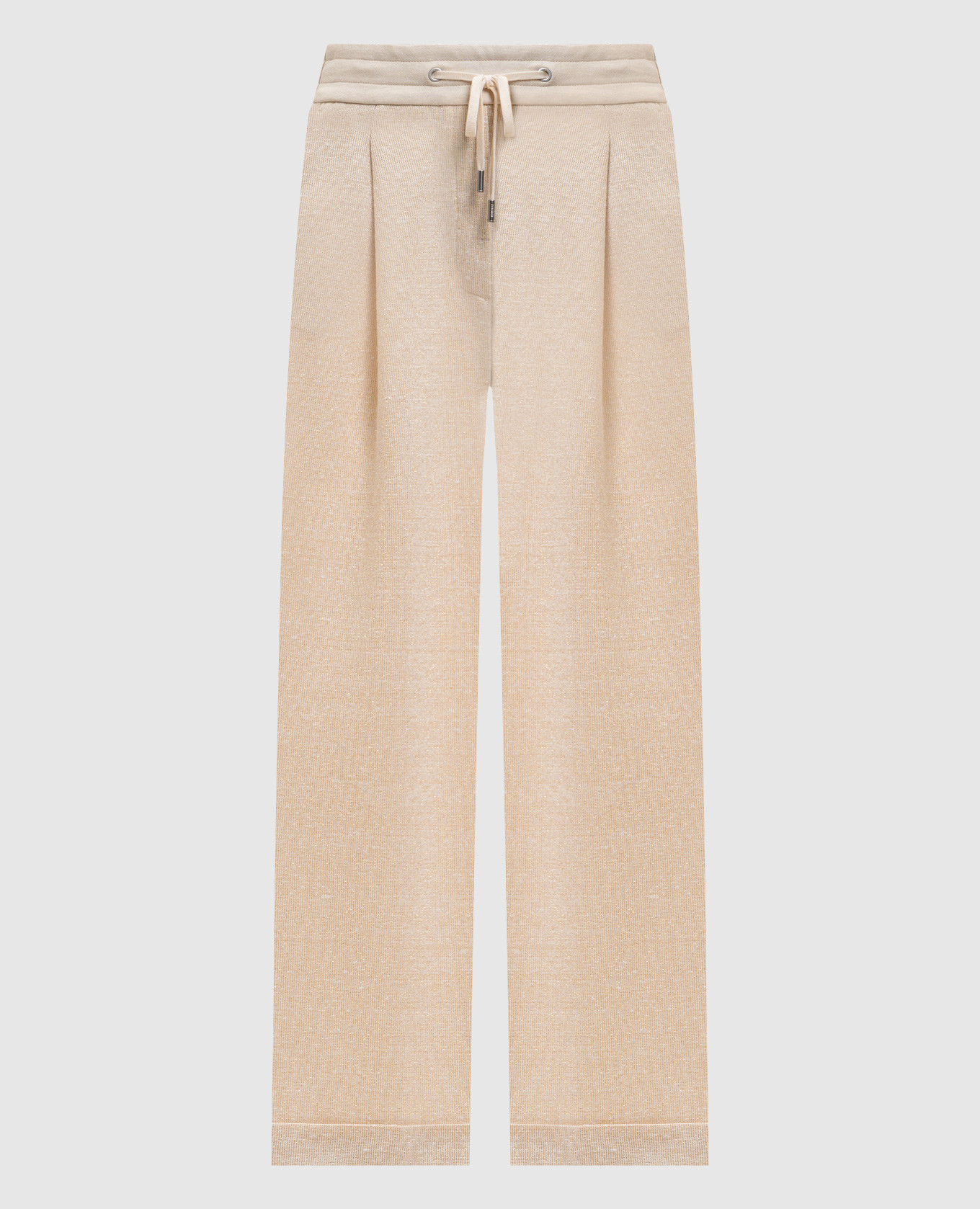 

Beige sweatpants with lurex Peserico