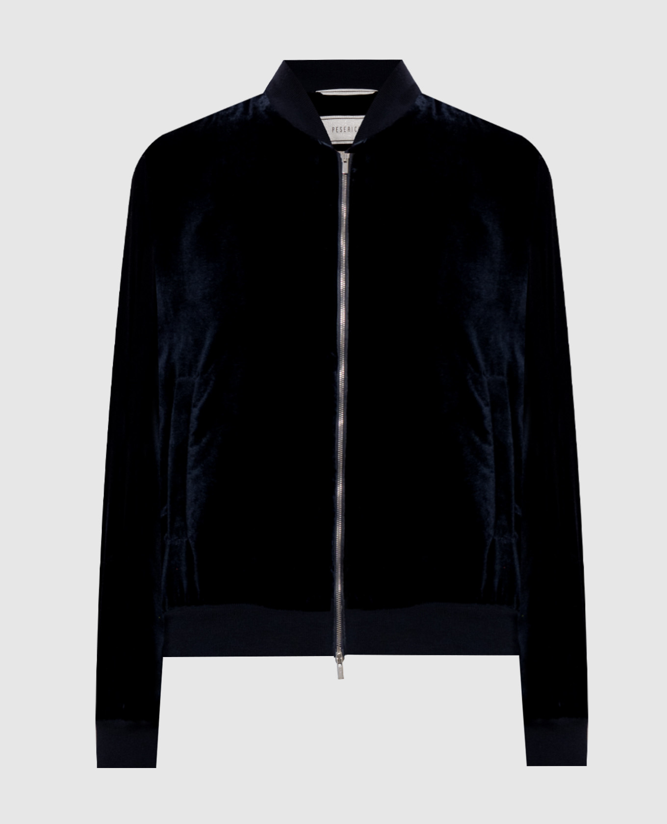 Blue velour sports jacket