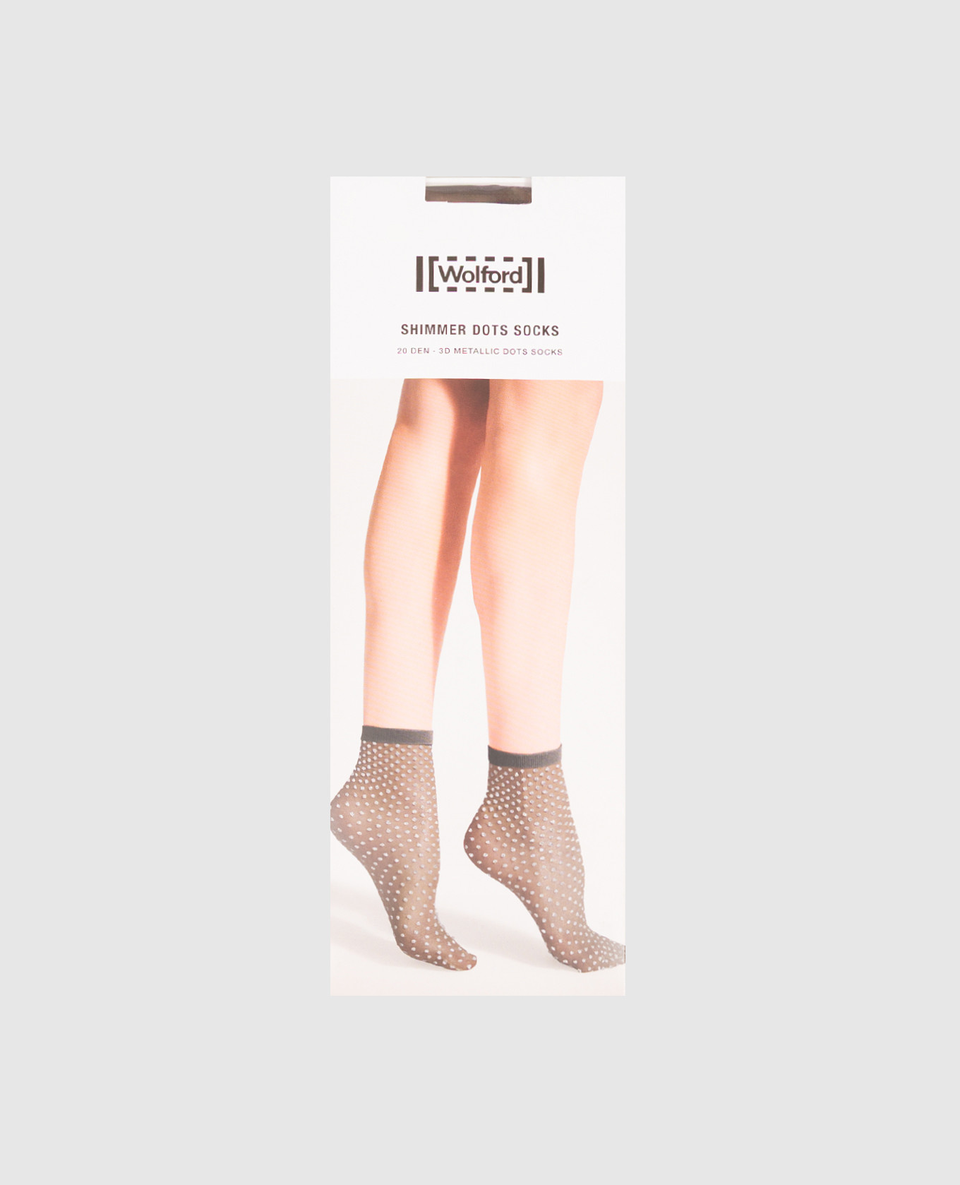 Dark brown Shimmer socks 20 den