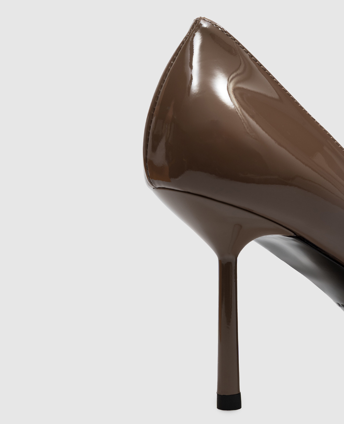 Bella brown patent leather shoes Le Silla 5