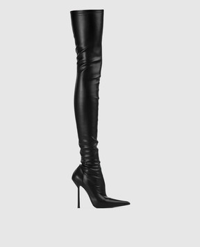 Le Silla Bella black over the knee boots 4235C100BMPPFAK
