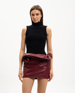 Magda Butrym Black ribbed top KNITWEAR12TOP373526