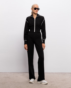 Max & Co DANZATORE black cropped sports jacket MCLDANZATORE