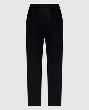 Balmain Black wool pants FF0PN190WC09