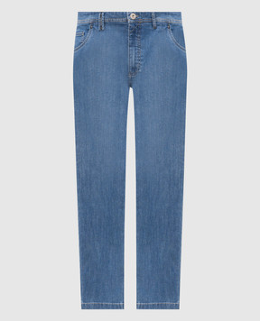 Florentino Blue jeans with logo patch 126557610713