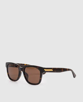 Bottega Veneta Brown tortoiseshell sunglasses 861364V2Q30