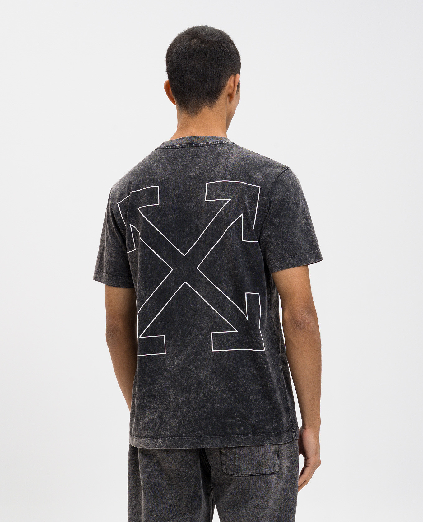 

Grey T-shirt with logo print Off-White