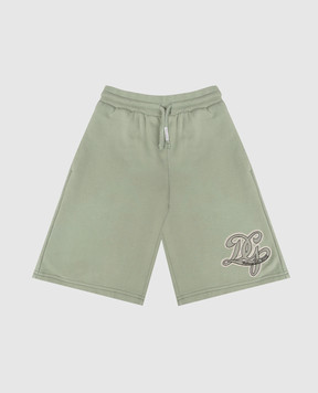 Dolce&Gabbana Children's green shorts L4JQXBG7PRP26