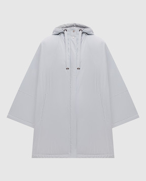 Herno Blue hooded jacket with logo GC00081DR12387SZ