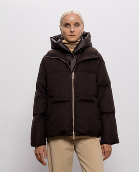 Be Florence Dark brown down jacket EM2656B