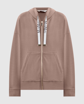 Max Mara Beige JOUR sports jacket with logo SMMJOUR