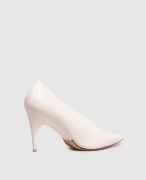 Balenciaga Ivory Duchesse leather shoes 869817WCDH1