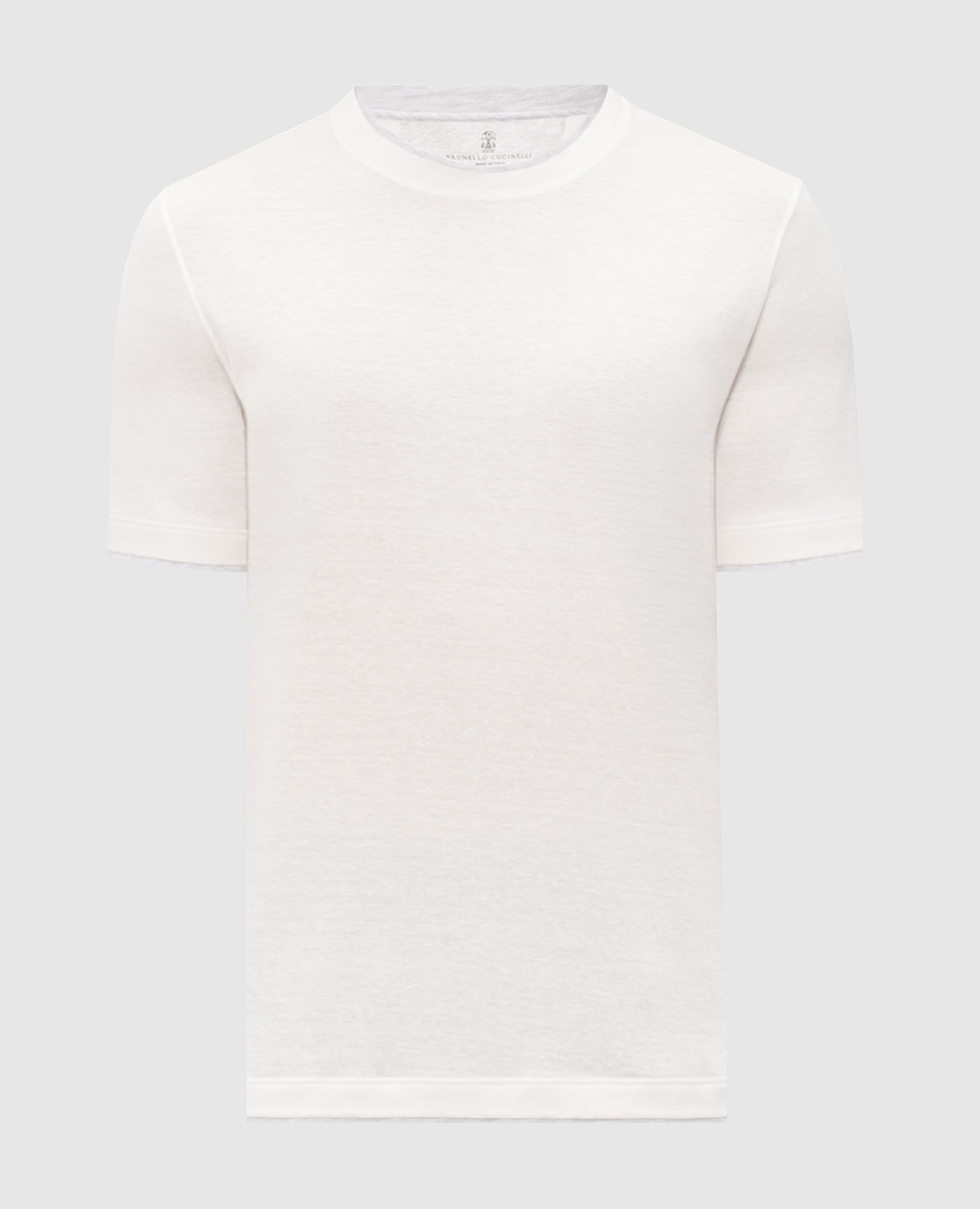 Ivory linen T-shirt