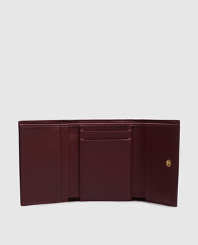 Dolce&Gabbana Burgundy leather wallet BI0770A9S25