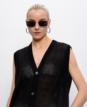 Off-White Gold sunglasses with OFF logo engraving OW2031760759