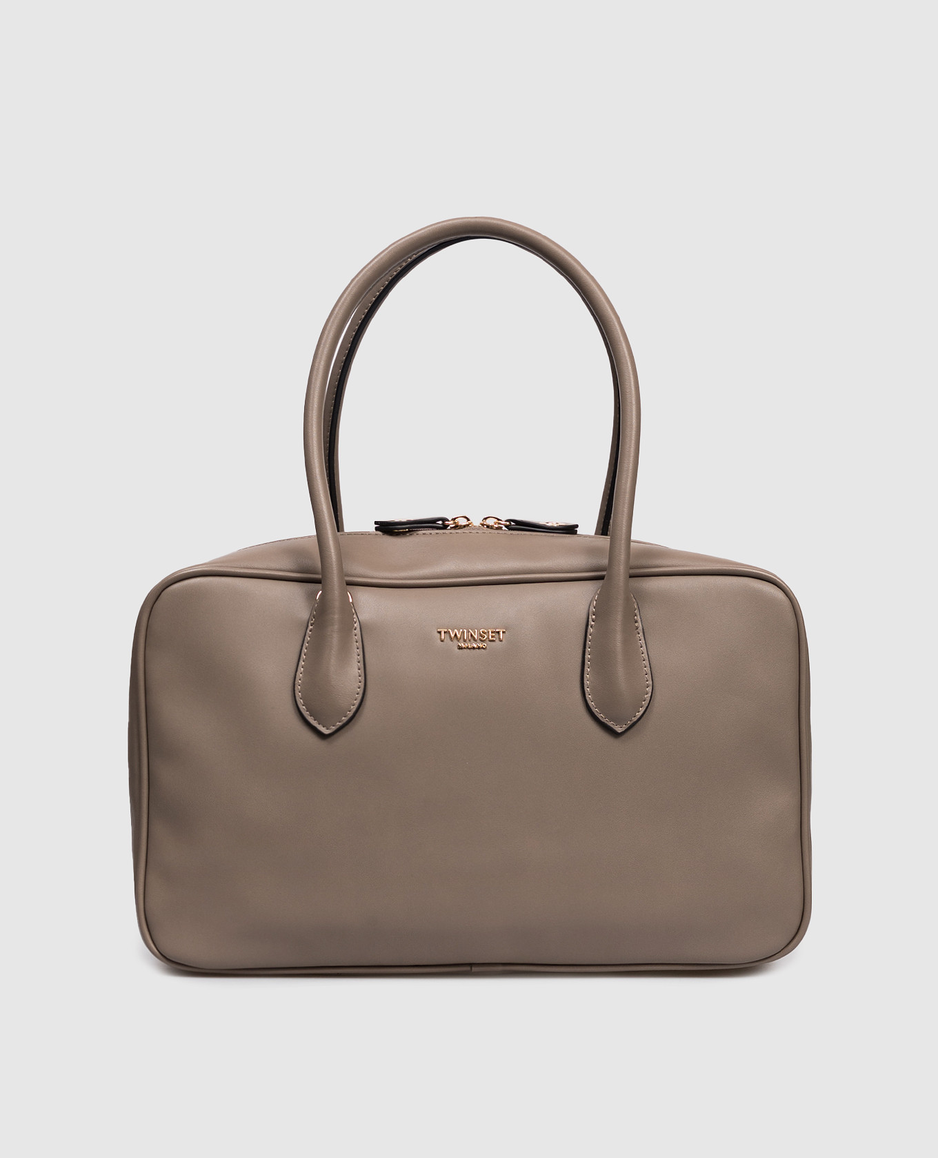 

Brown bowler bag Twinset