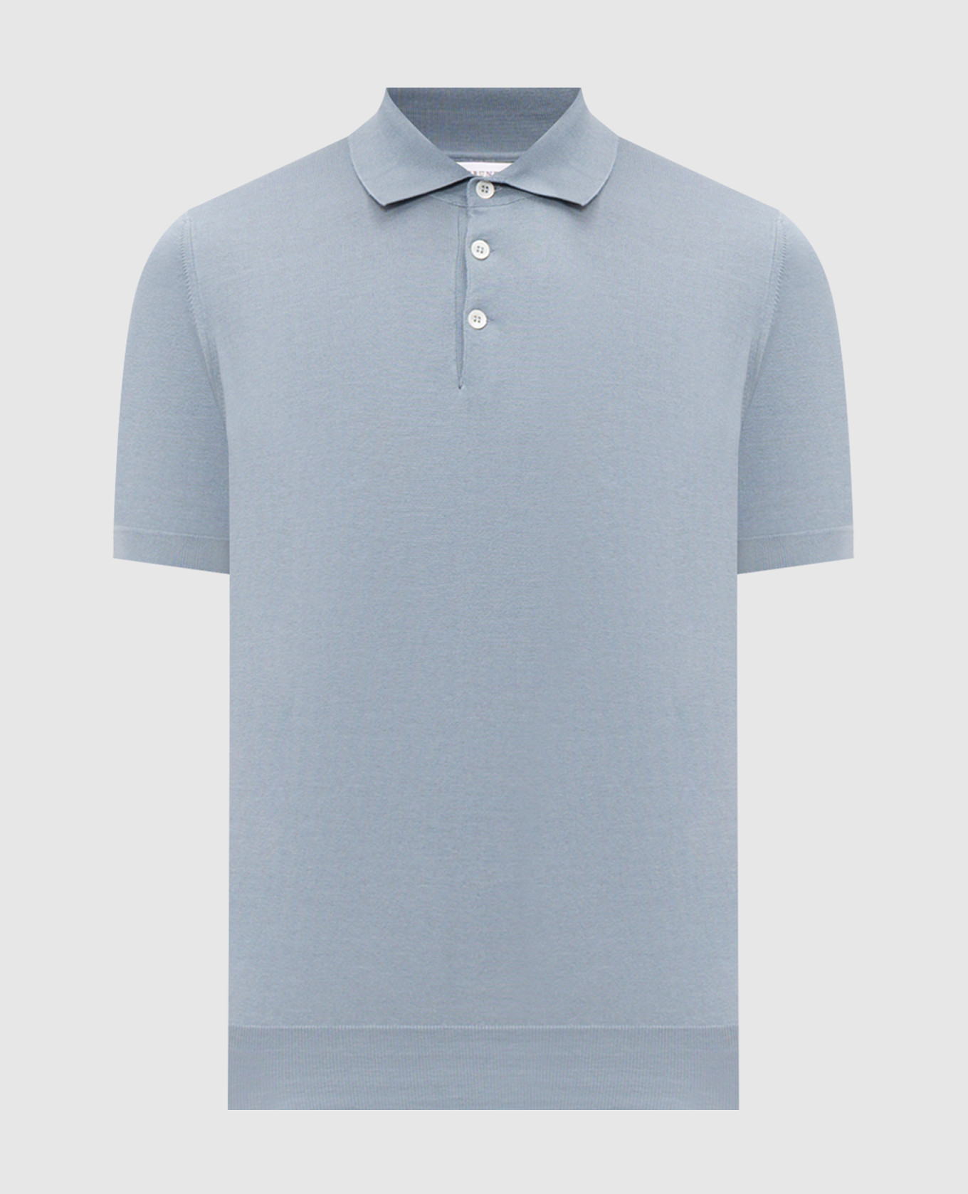 Blue polo shirt