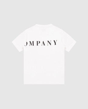 C.P. Company Children's white T-shirt with logo C5M00LLAA171014