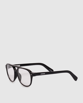 Jacquemus Black Altu eyeglass frame JAC139C1OPT