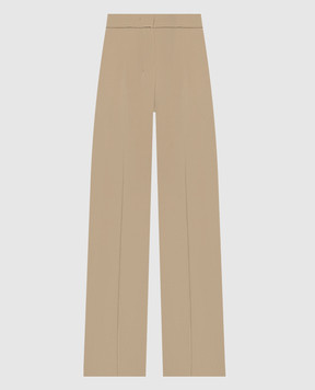 Max Mara PALANCA khaki silk pants MXEPALANCA
