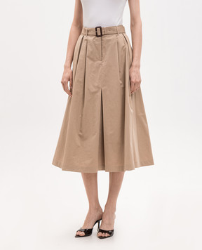 Juun.j Beige skirt with belt JW6427W52A