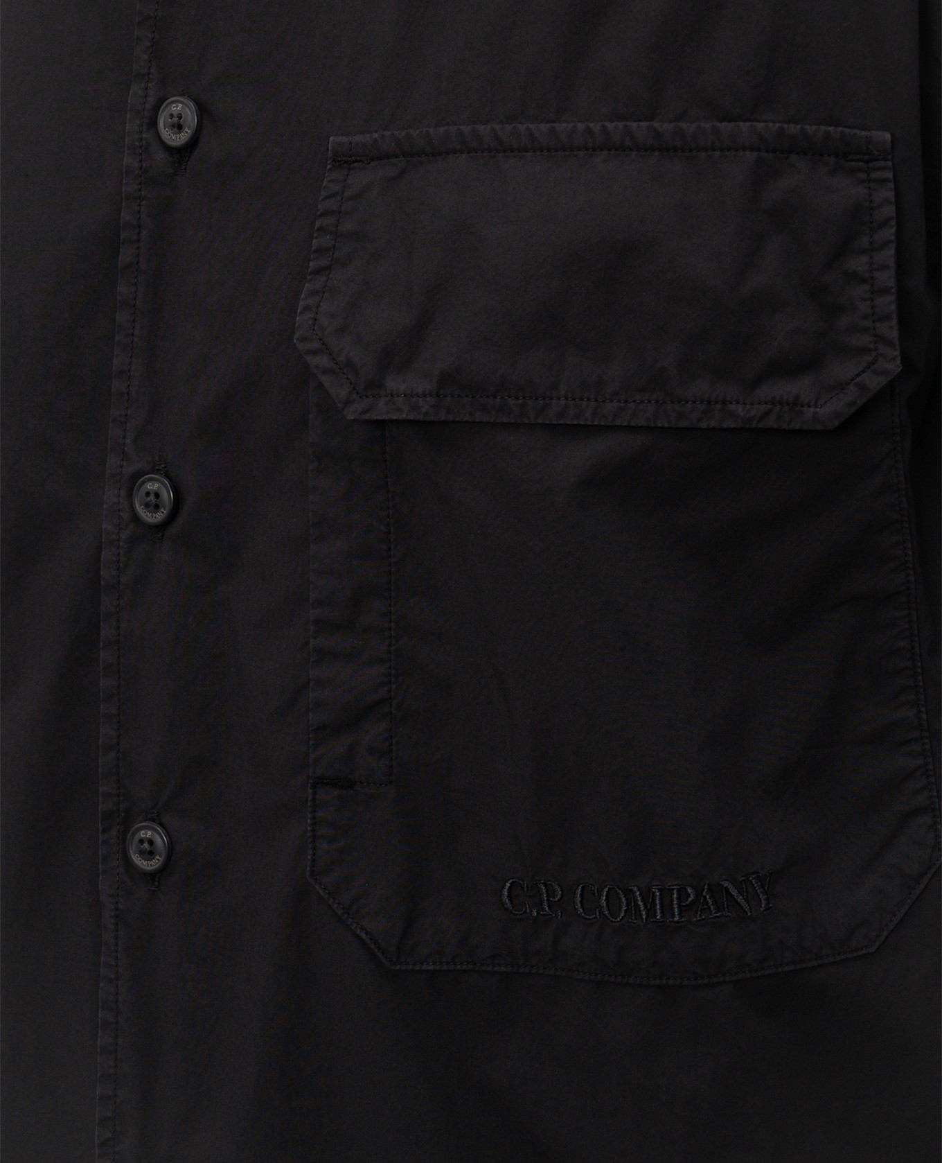 Black short-sleeved shirt C.P. Company 5