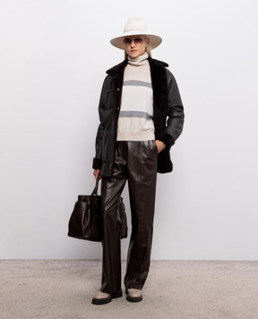 Simonetta Ravizza Gaby double-sided sheepskin coat F06JA437H18