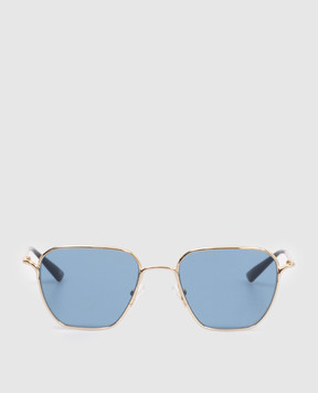 Alexander McQueen Gold sunglasses with logo engraving 861681I3330