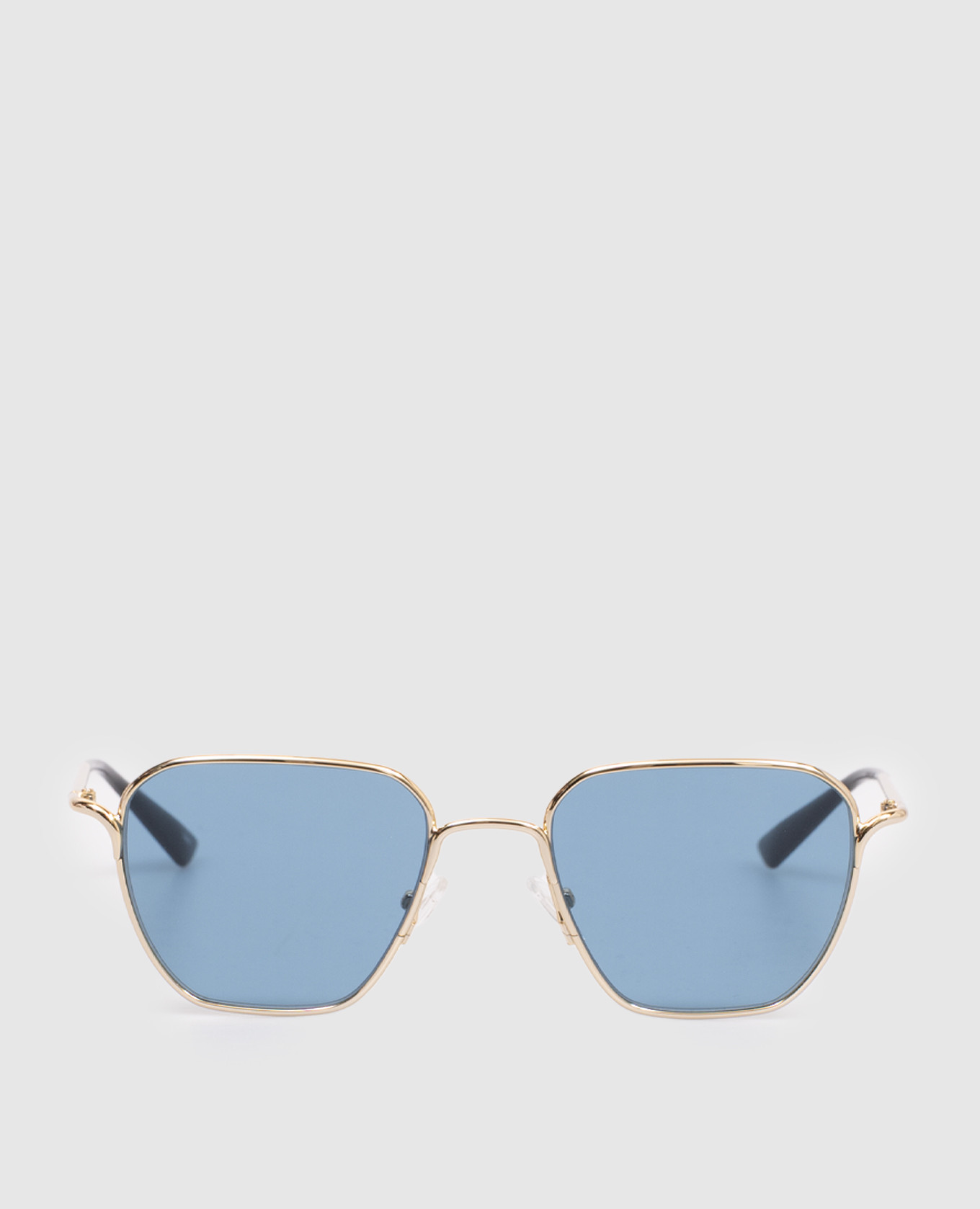 

Gold sunglasses with logo engraving Alexander McQueen, Golden