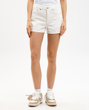 Off-White Star white denim shorts 2YC019S26DEN001