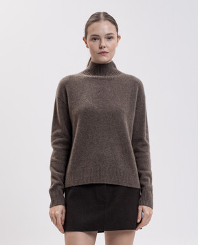 Max Mara Brown NOCINO sweater made of yak wool SMMNOCINO