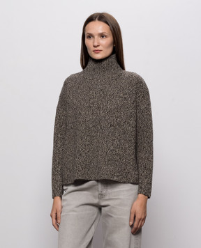 Max Mara Brown ECCELSO wool and cashmere sweater MSTECCELSO
