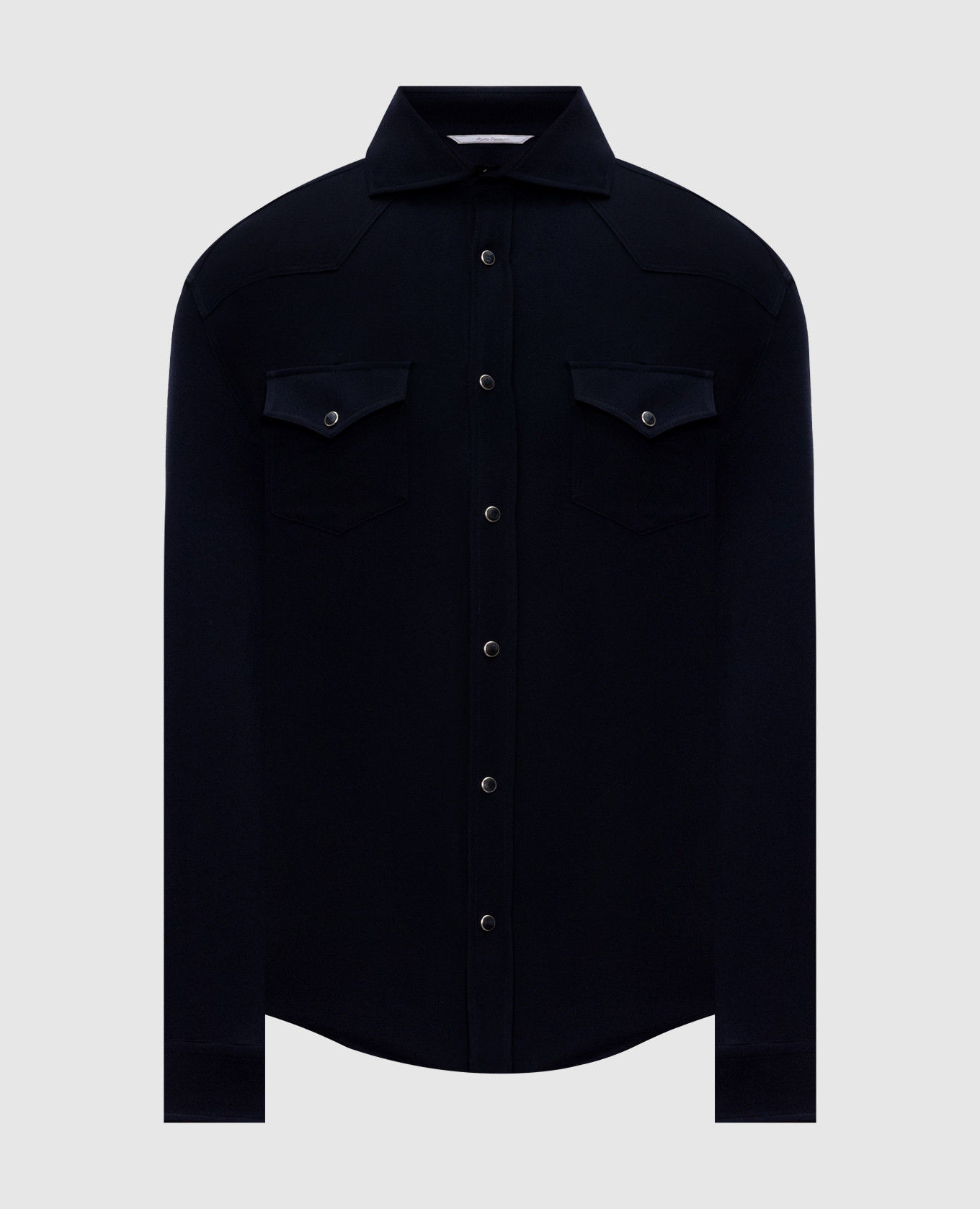 Blue wool shirt