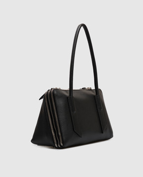 The Attico Black leather bag L'altra di Milano ATTWAH00068LBT117AA
