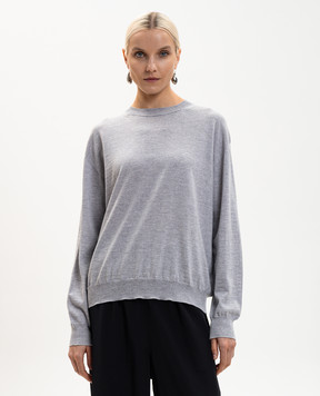 Sofie D`Hoore Grey melange wool jumper MUSCAT MUSCATYMER