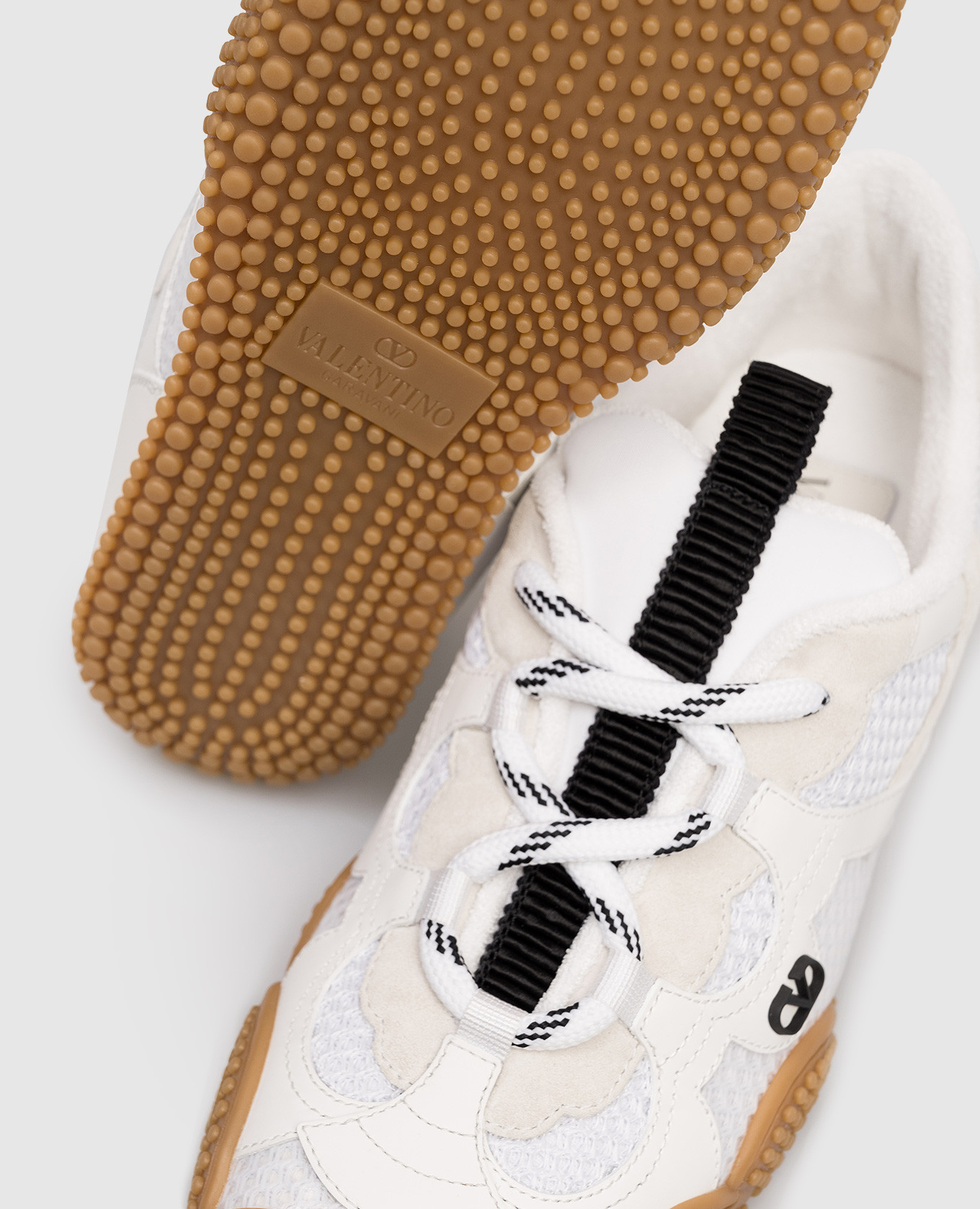 White Amphibia combination sneakers Valentino 5