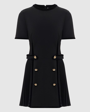 Simkhai Black pleated mini dress 6251191H