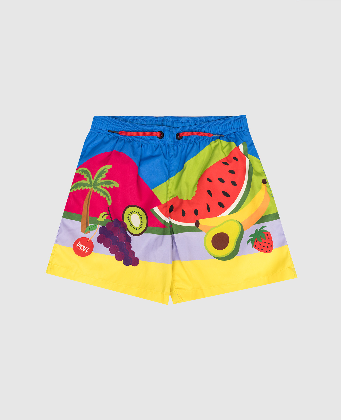 

Children's printed swim shorts Diesel, White