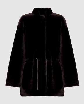 Babe Pay Pls Brown double-sided sheepskin coat 2623SETA