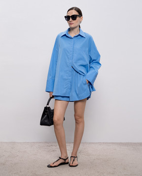 Faithfull Lonia blue striped shorts FF3946MAZ