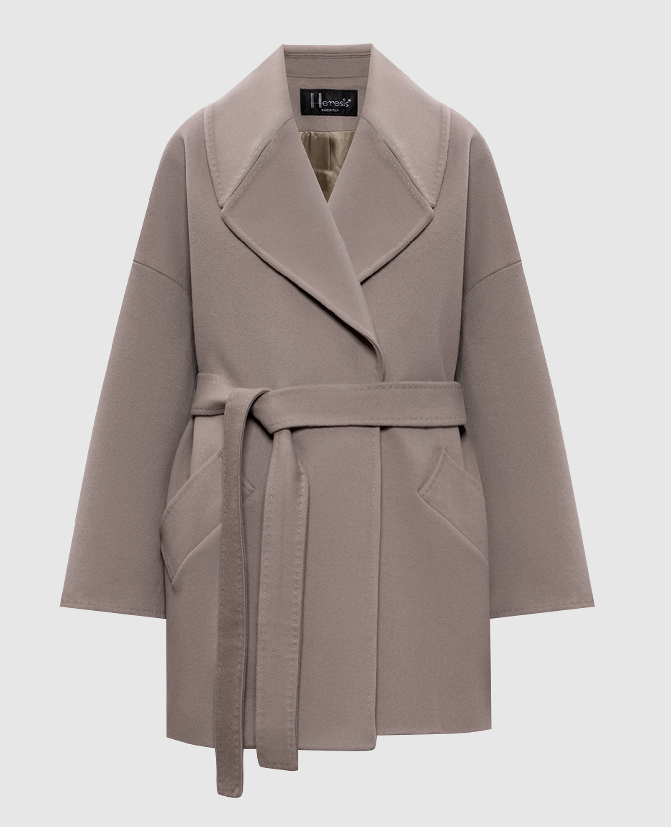 

Khaki wool coat Heresis