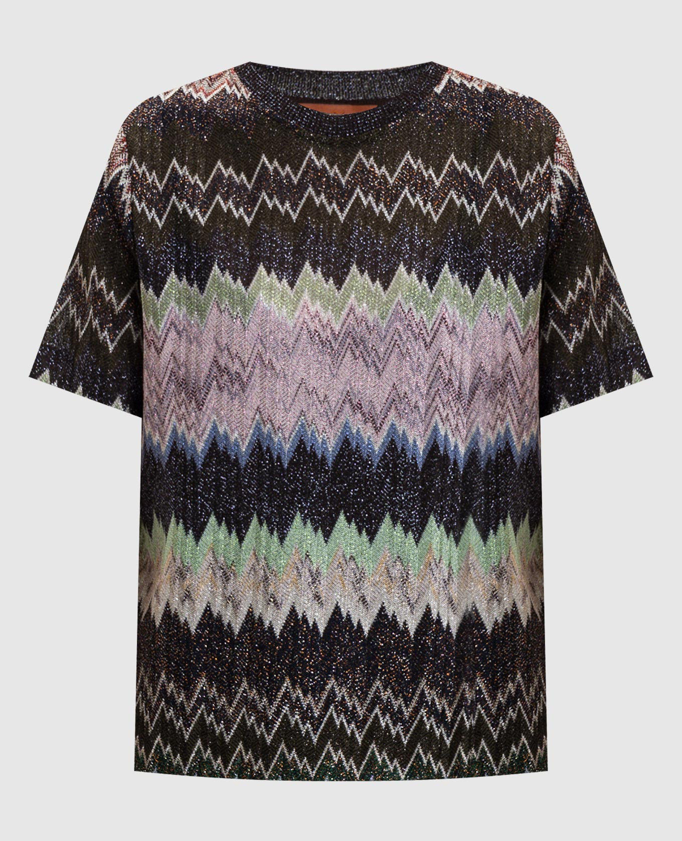 

T-shirt with lurex pattern Missoni, Brown