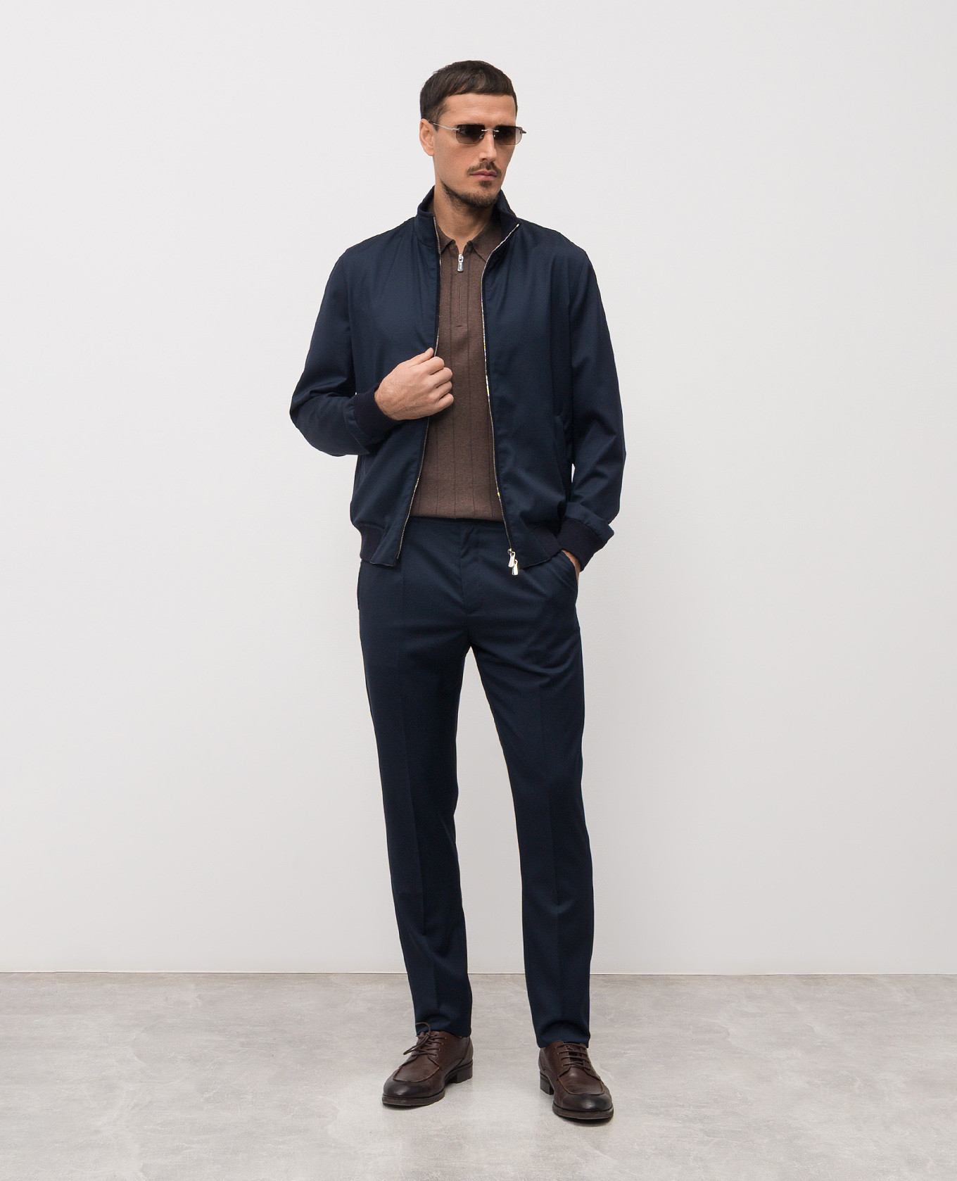 

Blue wool jacket Enrico Mandelli