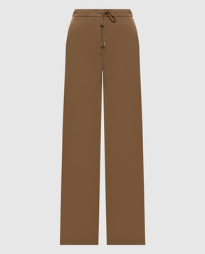 Max Mara Brown Mstcorone wool trousers MSTCORONE