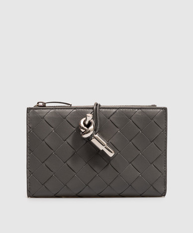 Andiamo gray leather wallet